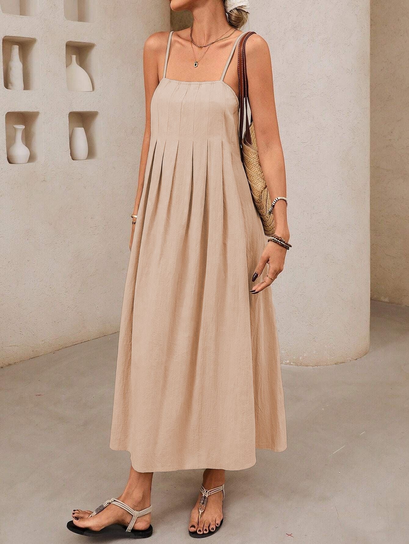 Riviera Grace™ | Two-Tone Striped Maxi Dress