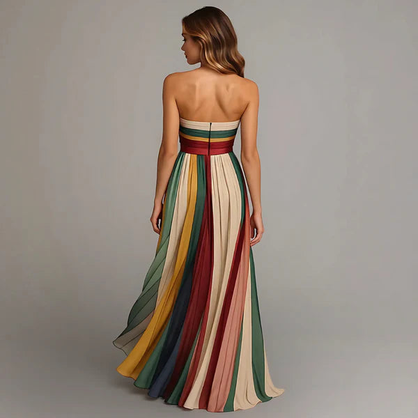 Vivid Verse™ | Relaxed Colorblock Gown