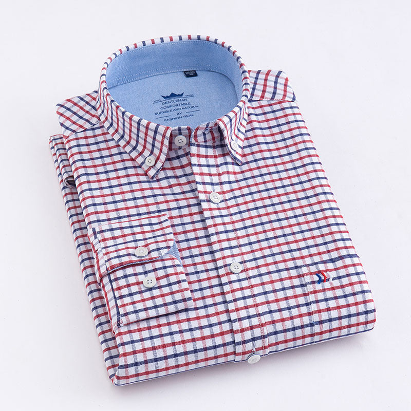 CityGentry™ | Business-Ready Check Cotton Shirt