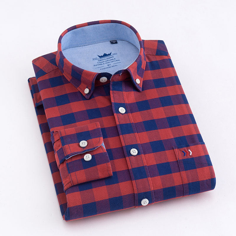 CityGentry™ | Business-Ready Check Cotton Shirt