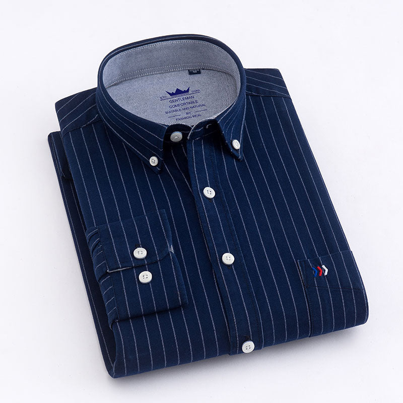 CityGentry™ | Business-Ready Check Cotton Shirt