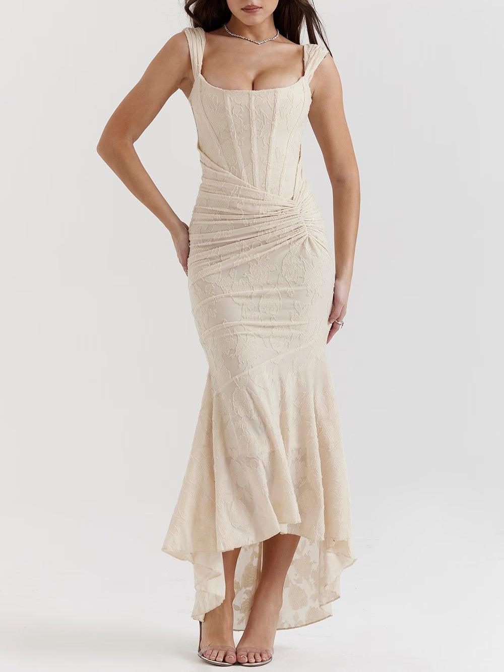 MayfairBelle™ | Corseted Floral Gown