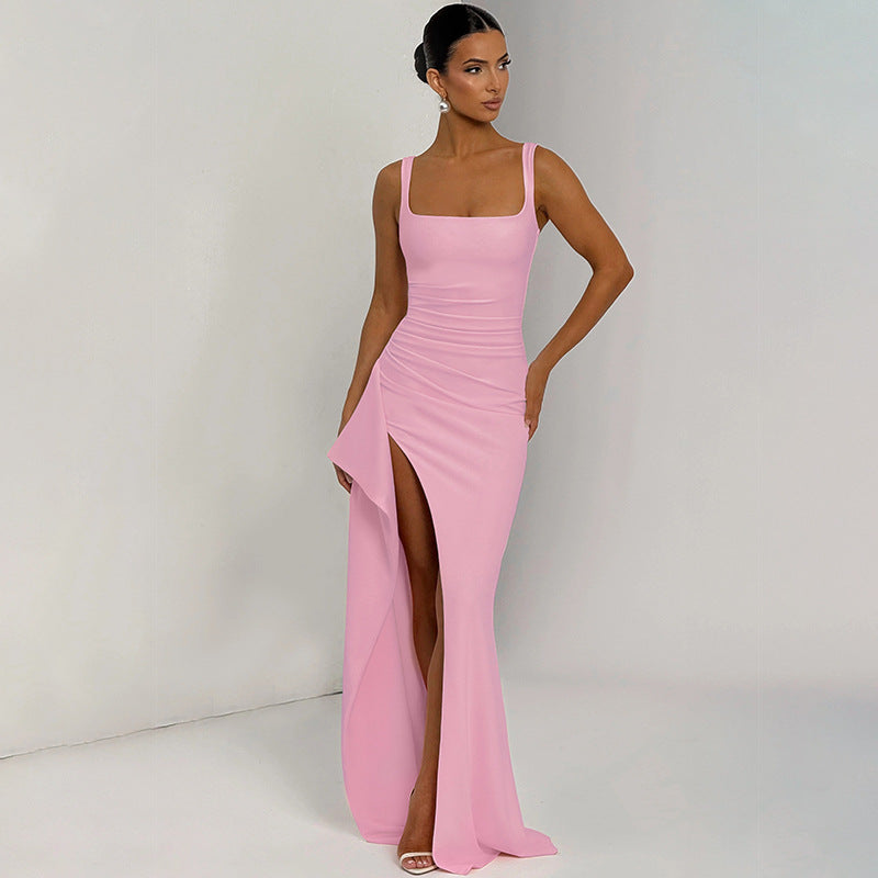 Elara Frost™ | Luxe Silhouette Slip Dress