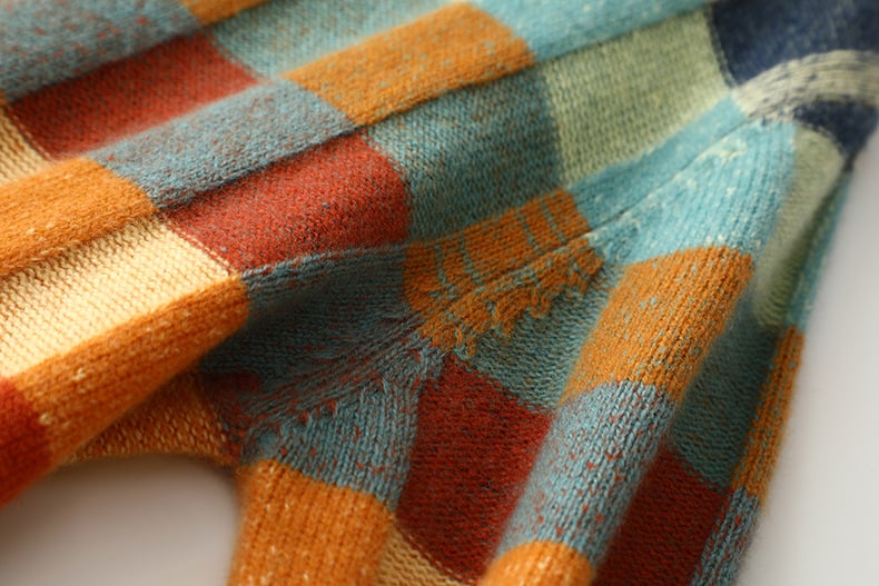 Elise Leroy™ | Cosy Checked Jumper