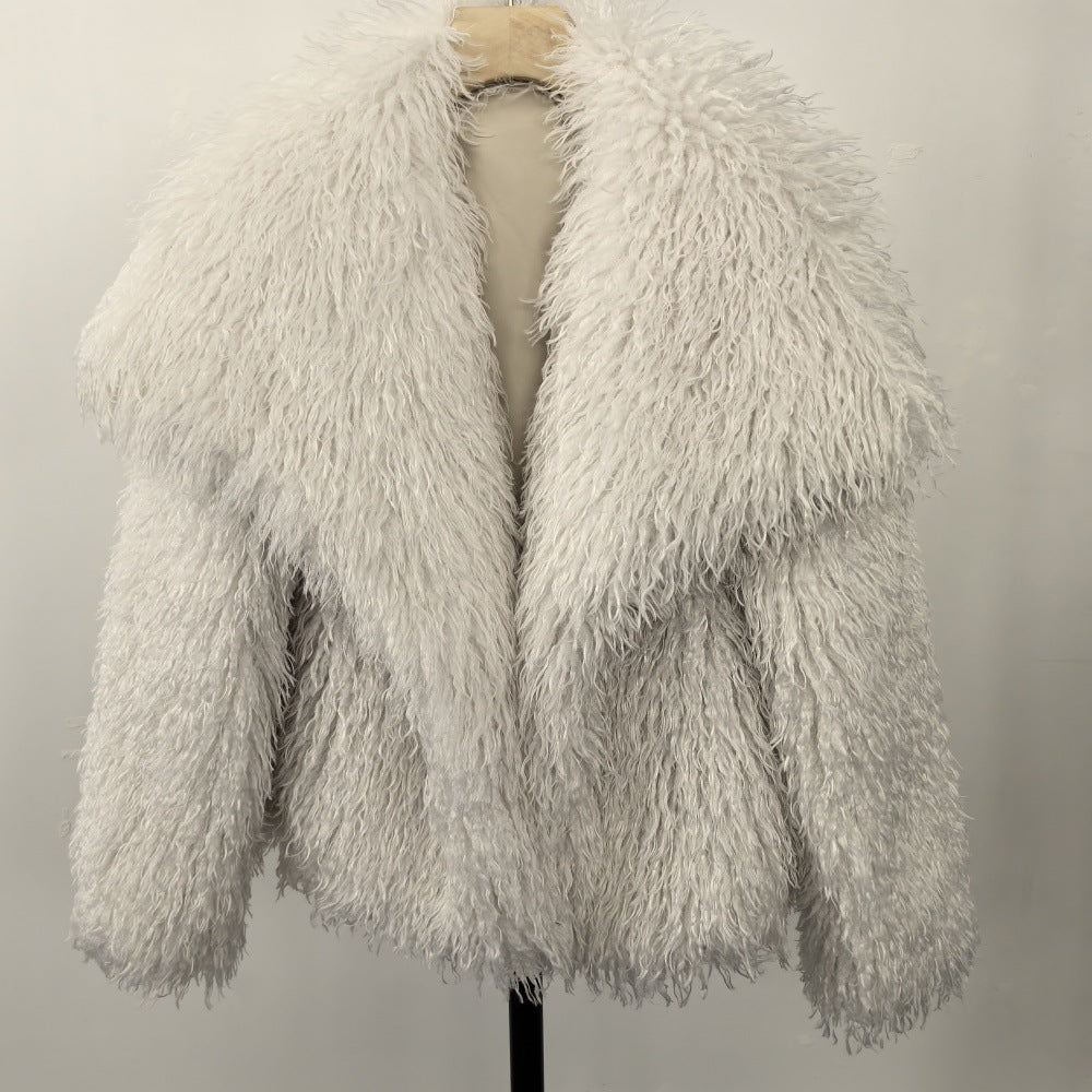 Loxley Drift™ | Curl Texture Statement Coat