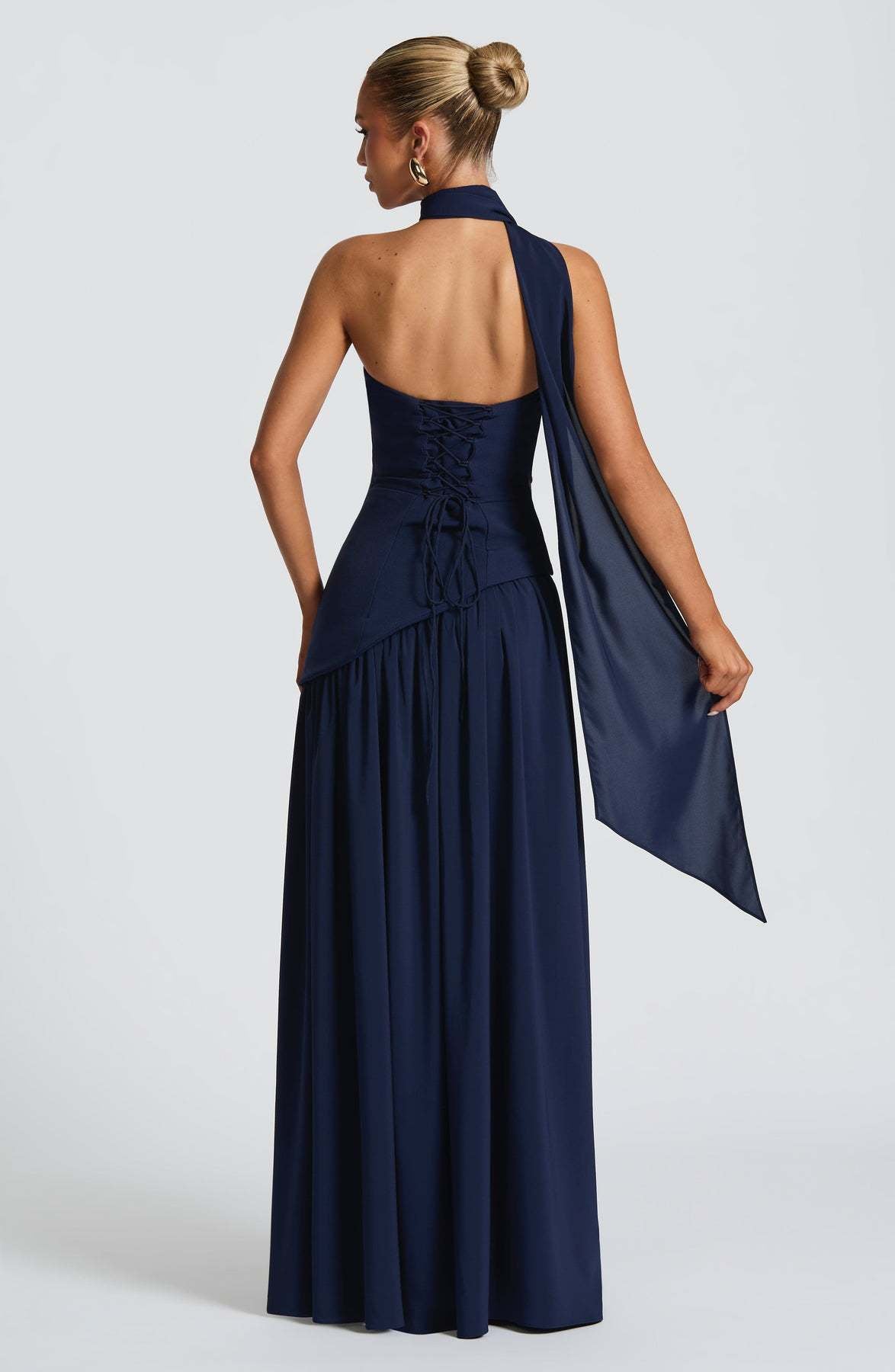 Hampton Royal™ | Lace-Up Back Evening Dress