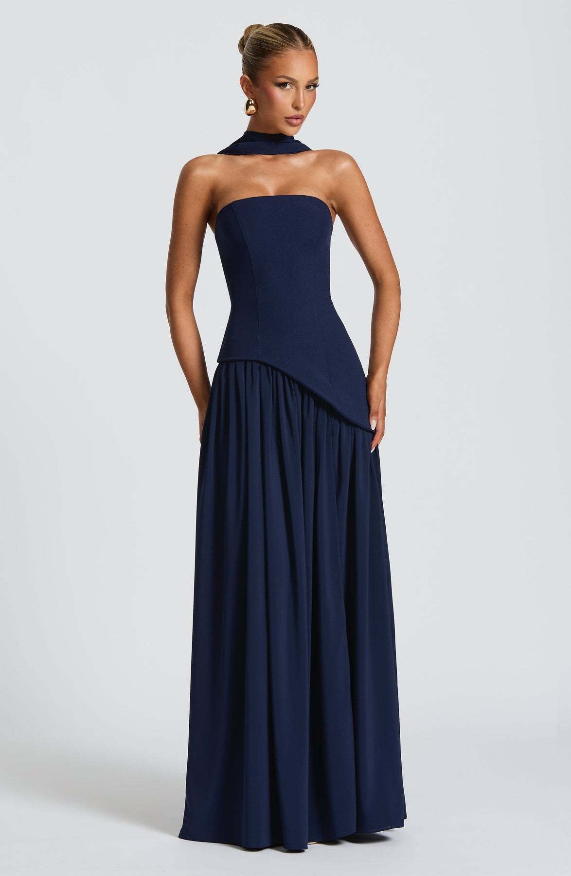 Hampton Royal™ | Lace-Up Back Evening Dress