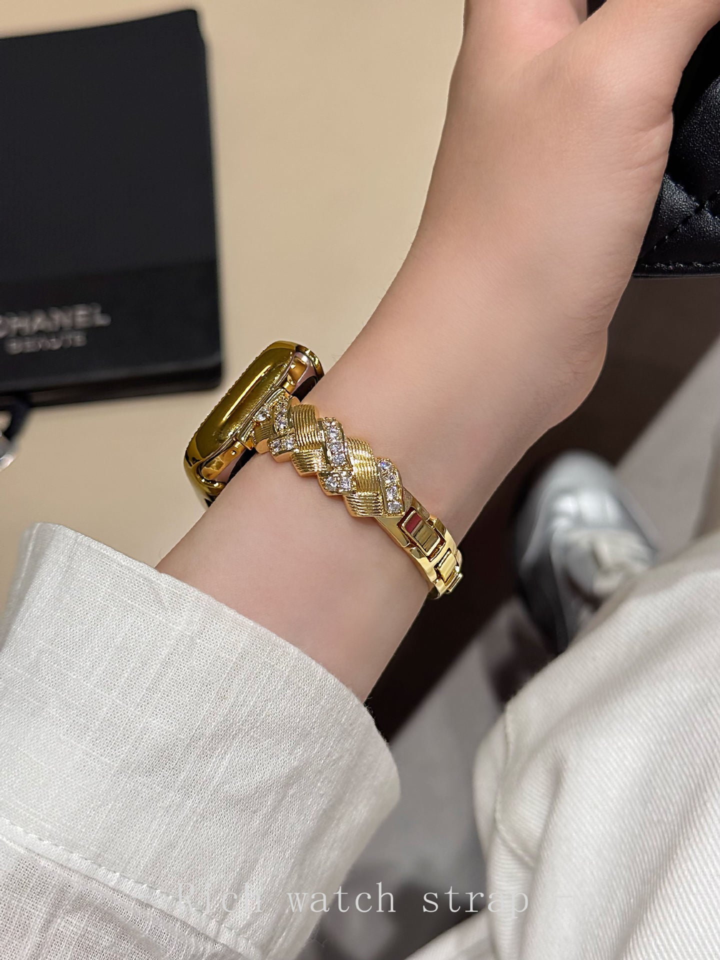 Crown Jewels™ | Diamond-Encrusted Watch Bracelet