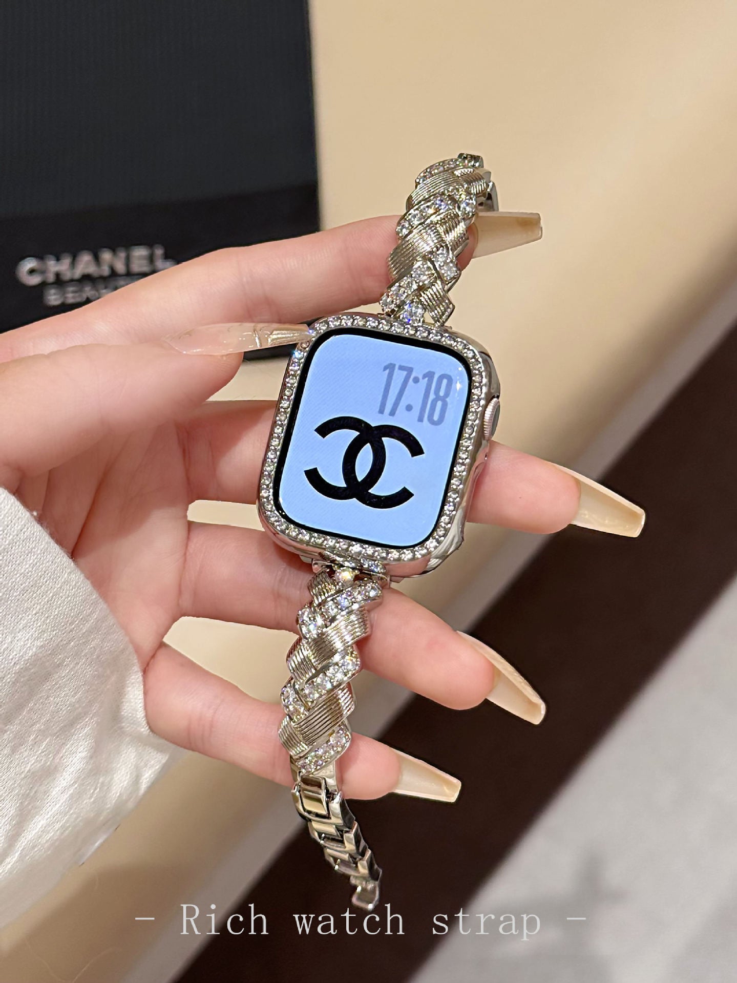 Crown Jewels™ | Diamond-Encrusted Watch Bracelet