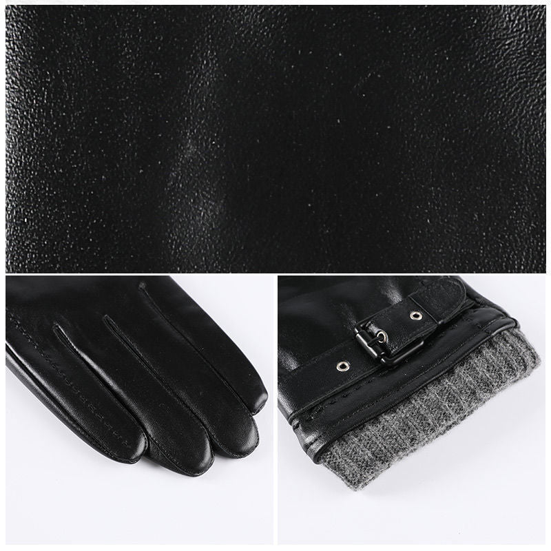 Leonard Noir™ | Genuine Sheepskin Leather Gloves