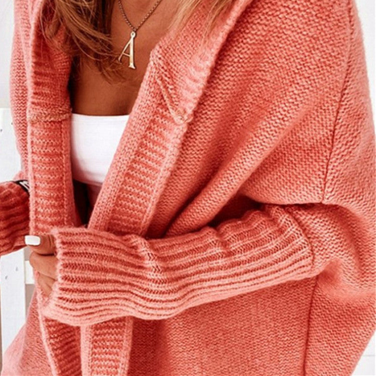 Bayswater Ease™ | Oversized Hooded Knit Cardigan