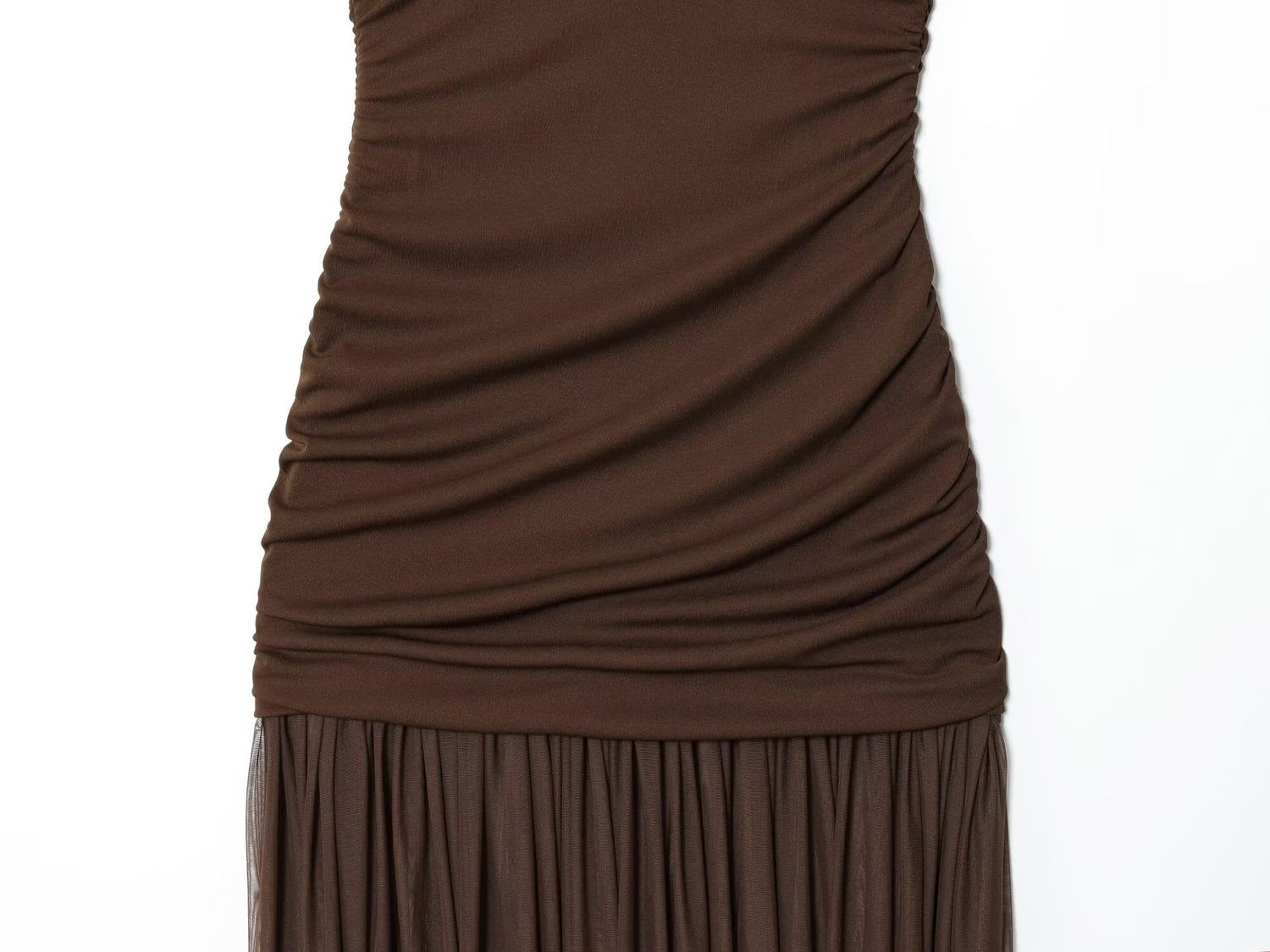 Victoria Bloom™ | Mesh Panel Elegant Maxi Dress