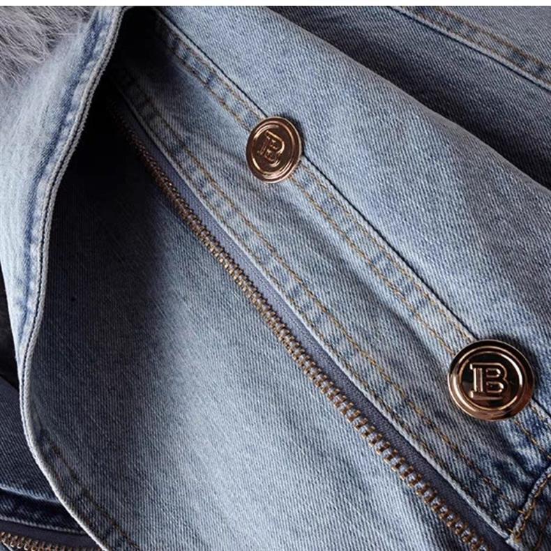 Aldermere Luxe™ | Fur-Collar Denim Jacket