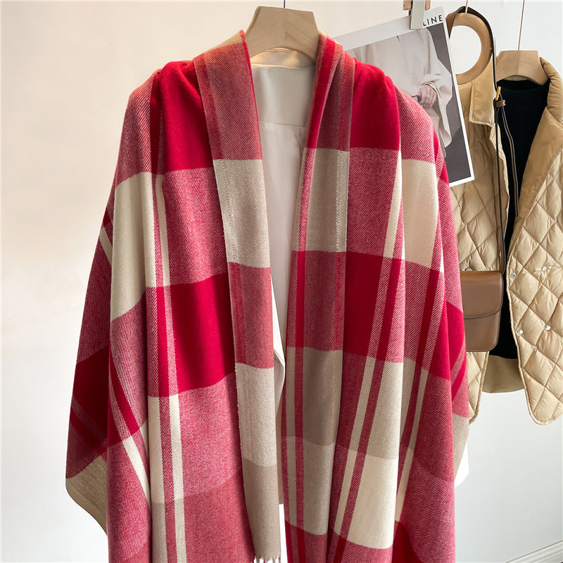 Eleanor Frost™ | The Waverlay Plaid Scarf