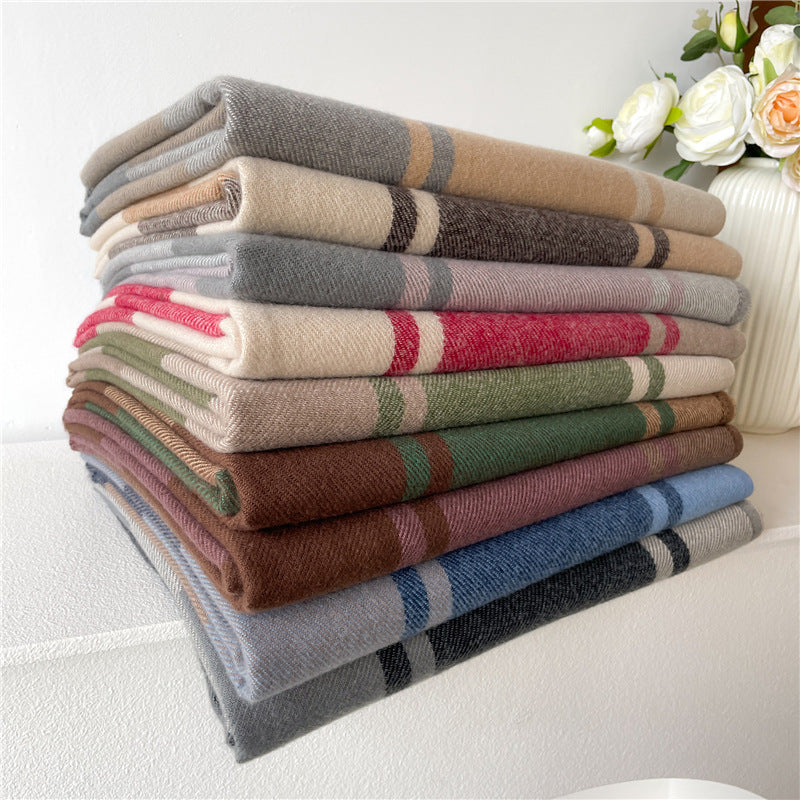 Eleanor Frost™ | The Waverlay Plaid Scarf