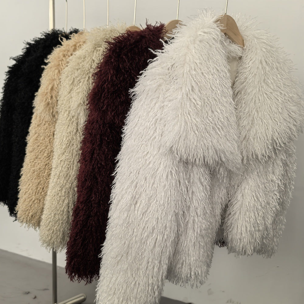 Loxley Drift™ | Curl Texture Statement Coat