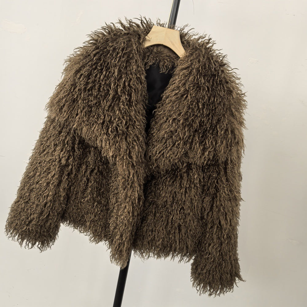 Loxley Drift™ | Curl Texture Statement Coat