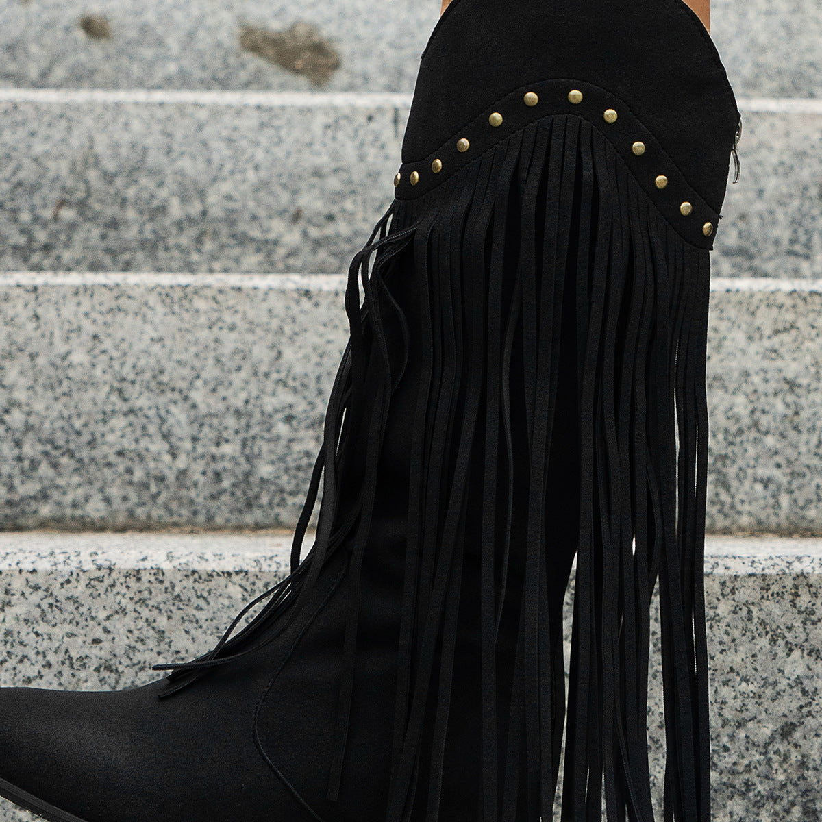 Riviera Rider™ | Suede Fringe Boots