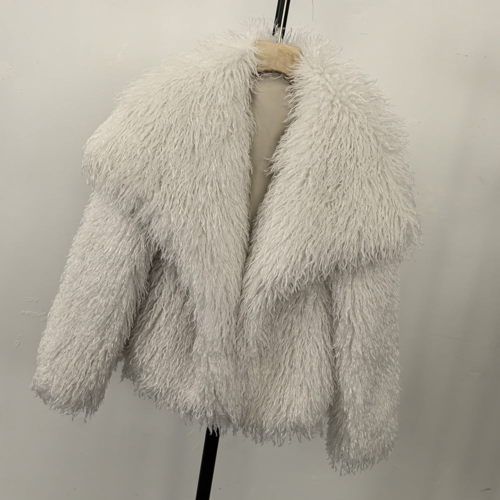 Loxley Drift™ | Curl Texture Statement Coat