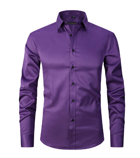 PrestigiaFlex™ | Wrinkle‑Free Stretch Shirt