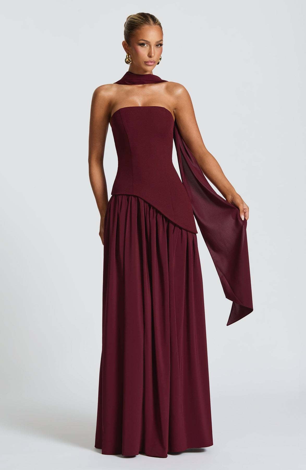 Hampton Royal™ | Lace-Up Back Evening Dress