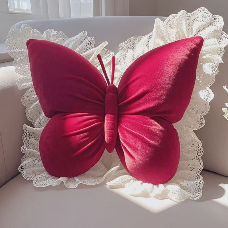 Blissful™ | Velvet Butterfly Cushion