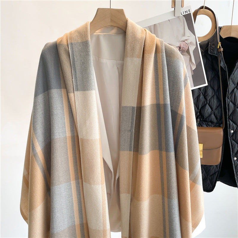 Eleanor Frost™ | The Waverlay Plaid Scarf