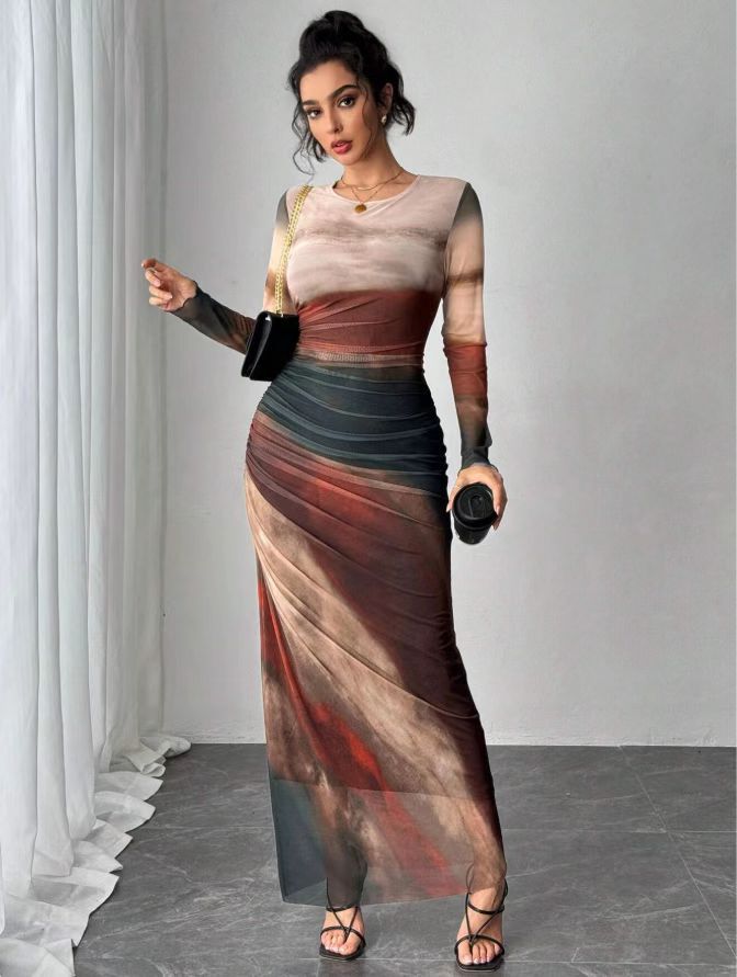 Sutton Bloom™ | Timeless Print Maxi Dress