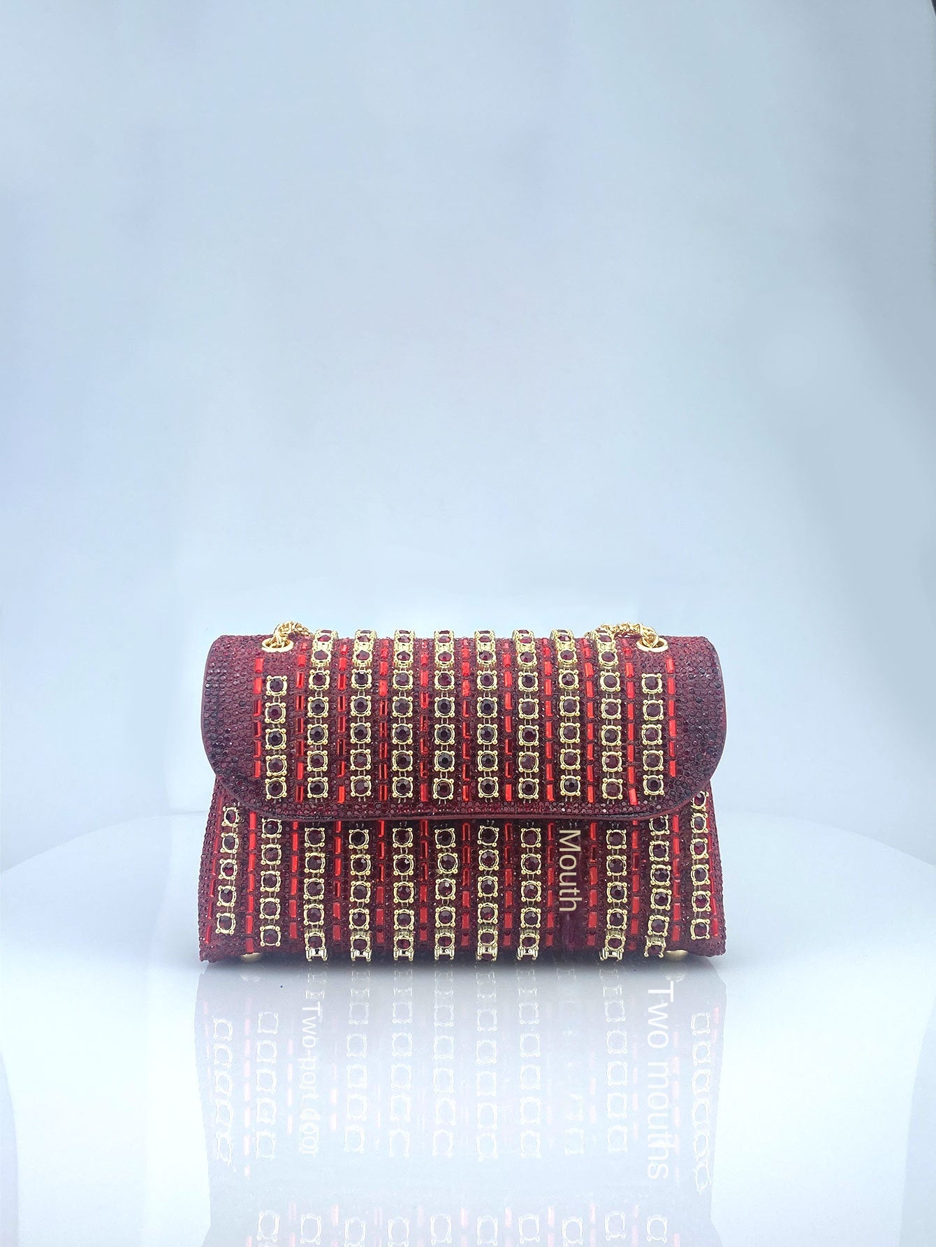 Elara Grace™ | Crystal Accent Shoulder Bag