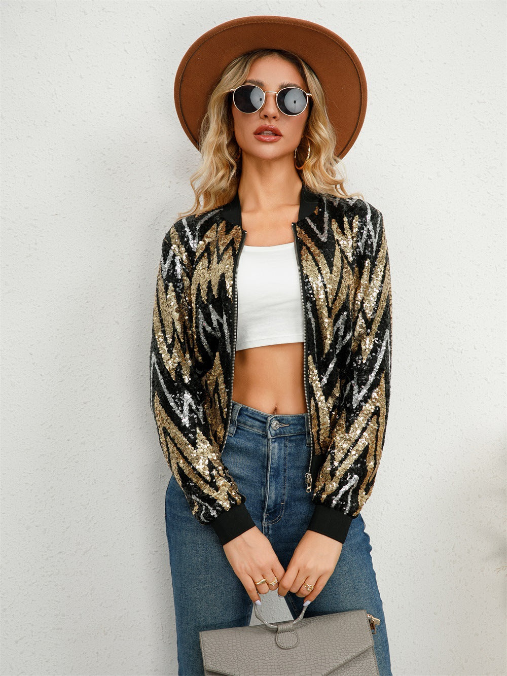 Avery Luxe™ | Golden Night Jacket