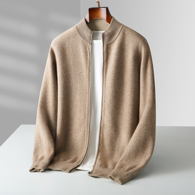 Norwood Line™ | Two-Tone Wool Cardigan