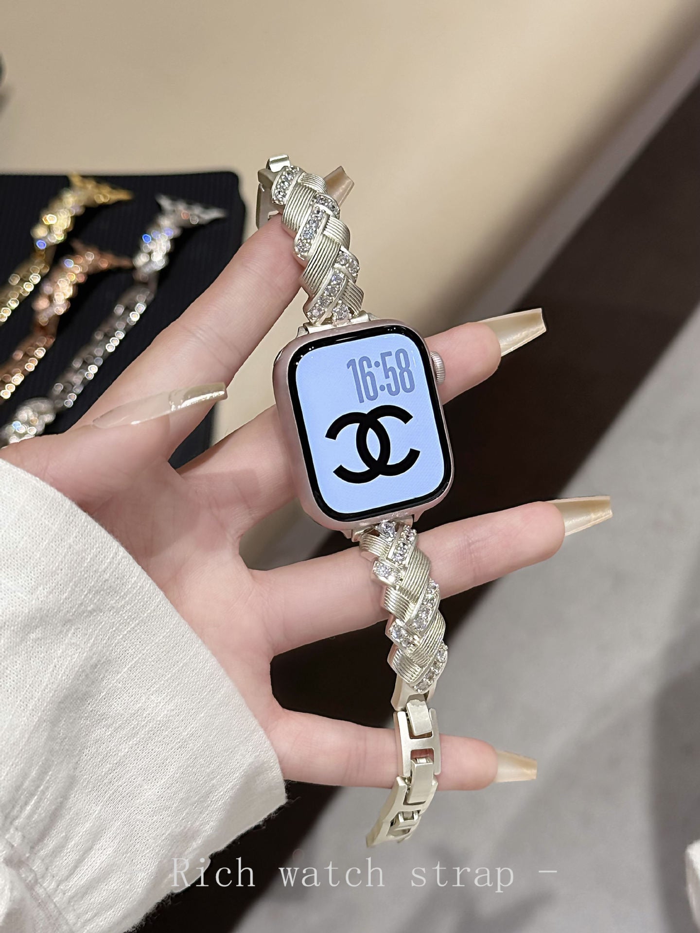 Crown Jewels™ | Diamond-Encrusted Watch Bracelet