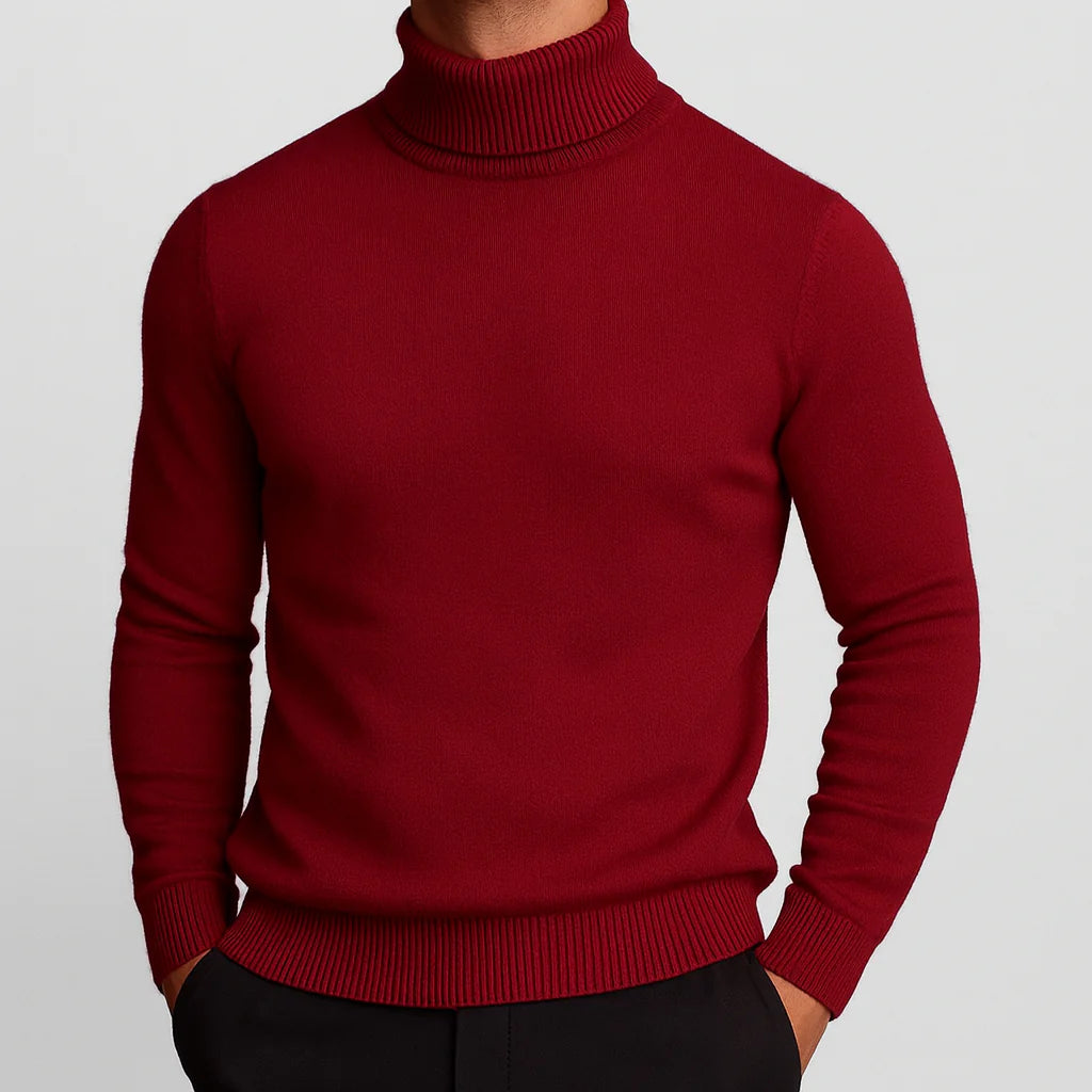 François Saville™ | Merino Wool Turtleneck