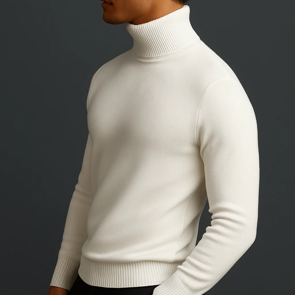 François Saville™ | Merino Wool Turtleneck