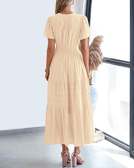 Brighton Belle™ | Floaty V-Neck Day Dress