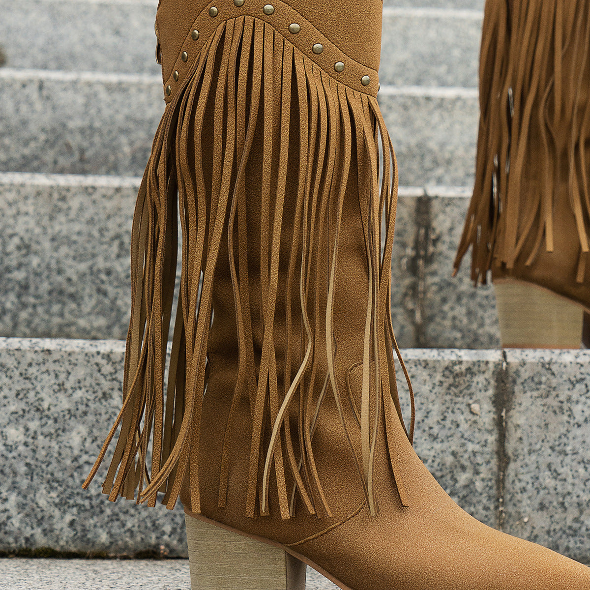 Riviera Rider™ | Suede Fringe Boots