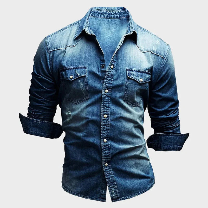 Regent Blue™ | Modern Fit Denim Shirt
