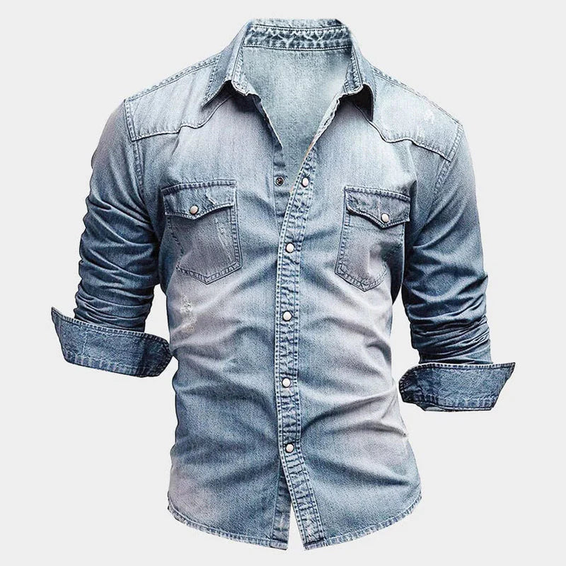Regent Blue™ | Modern Fit Denim Shirt