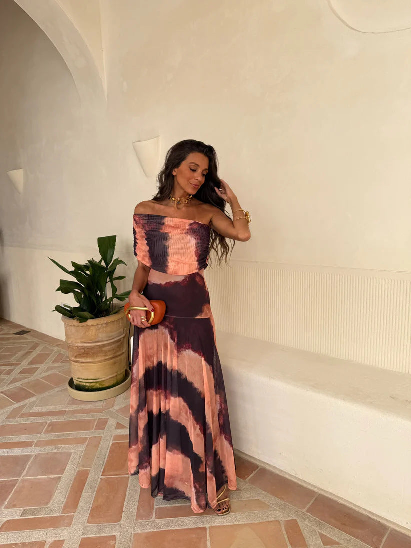 Belgravia Glow™ | Tie-Dye Resort Maxi Dress