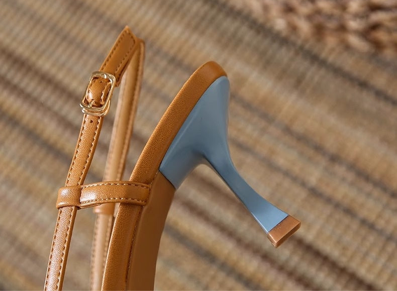 Duchess™ | Adjustable Strap Slingback Heels