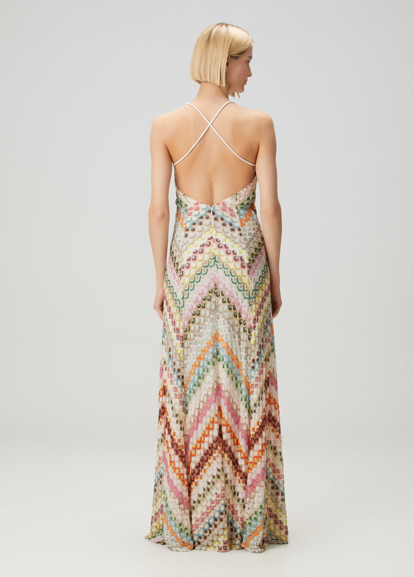 Shoreditch Glow™ | Open Back Knit Maxi Dress