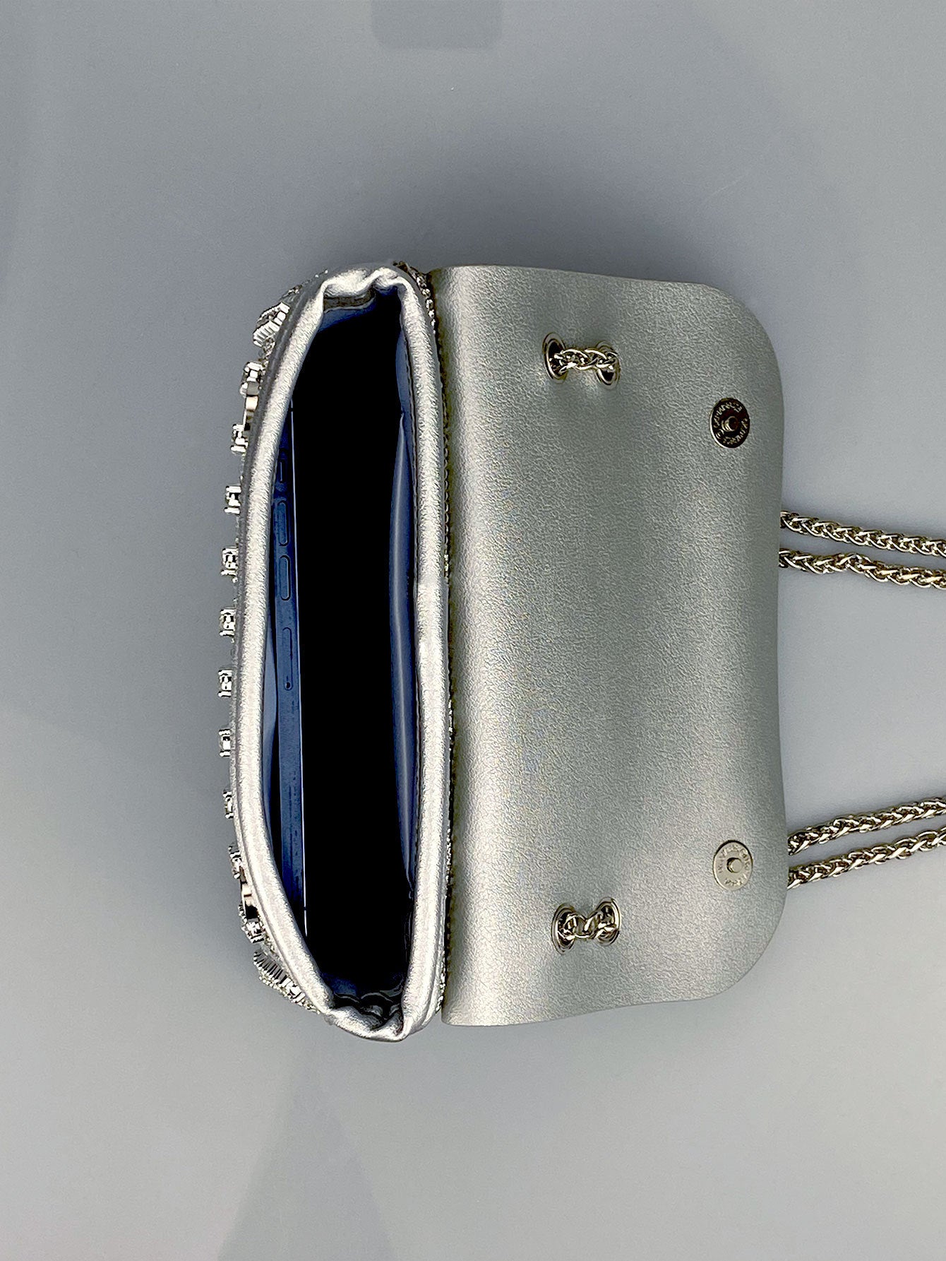 Elara Grace™ | Crystal Accent Shoulder Bag