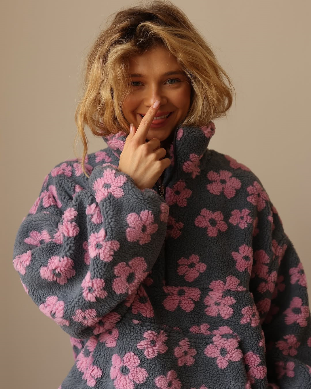 Cotswold Bloom™ | Floral Sherpa Fleece