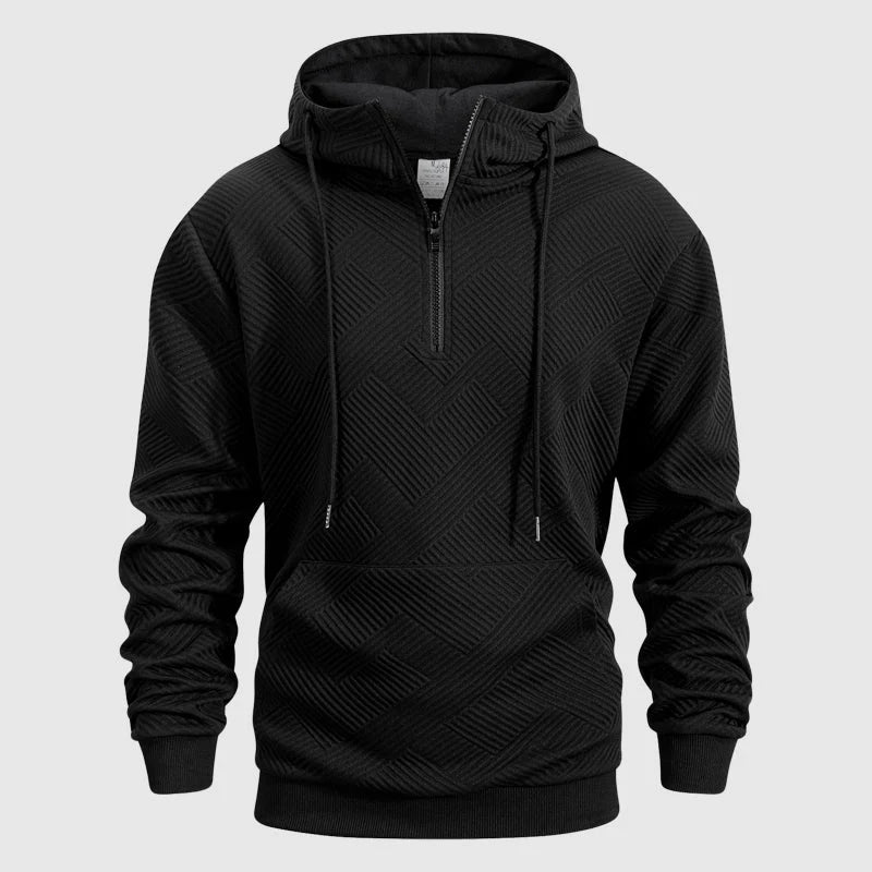 Brixton Flow™ | Quarter-Zip Texture Hoodie