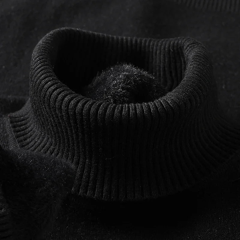 François Saville™ | Merino Wool Turtleneck