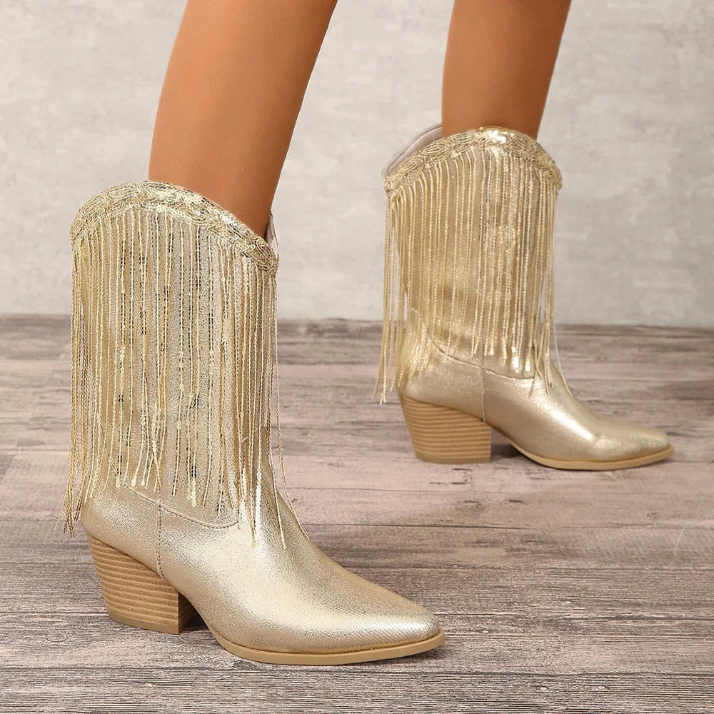Riviera Rider™ | Suede Fringe Boots