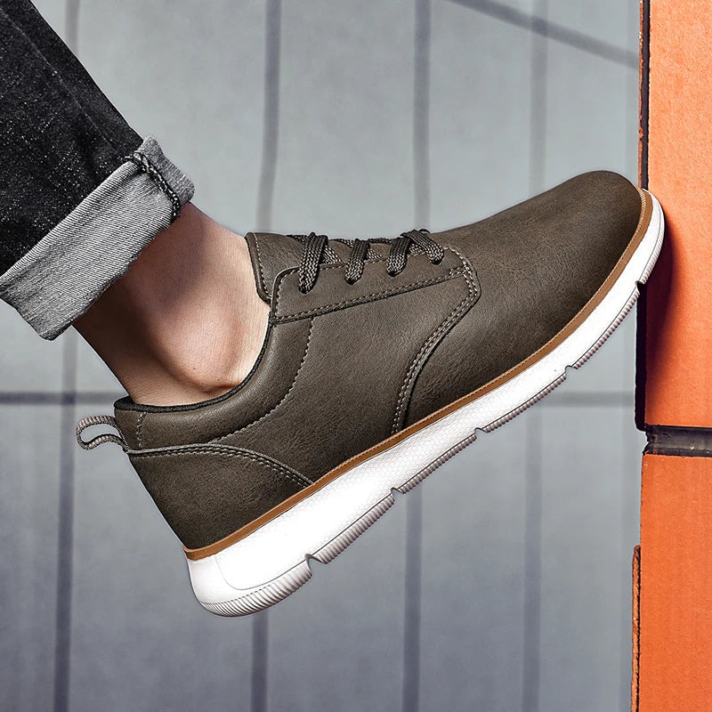 Jermyn OrthoStep™ | Leather Clinic Trainers