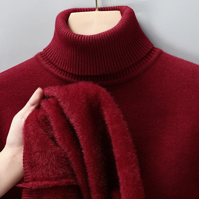 François Saville™ | Merino Wool Turtleneck