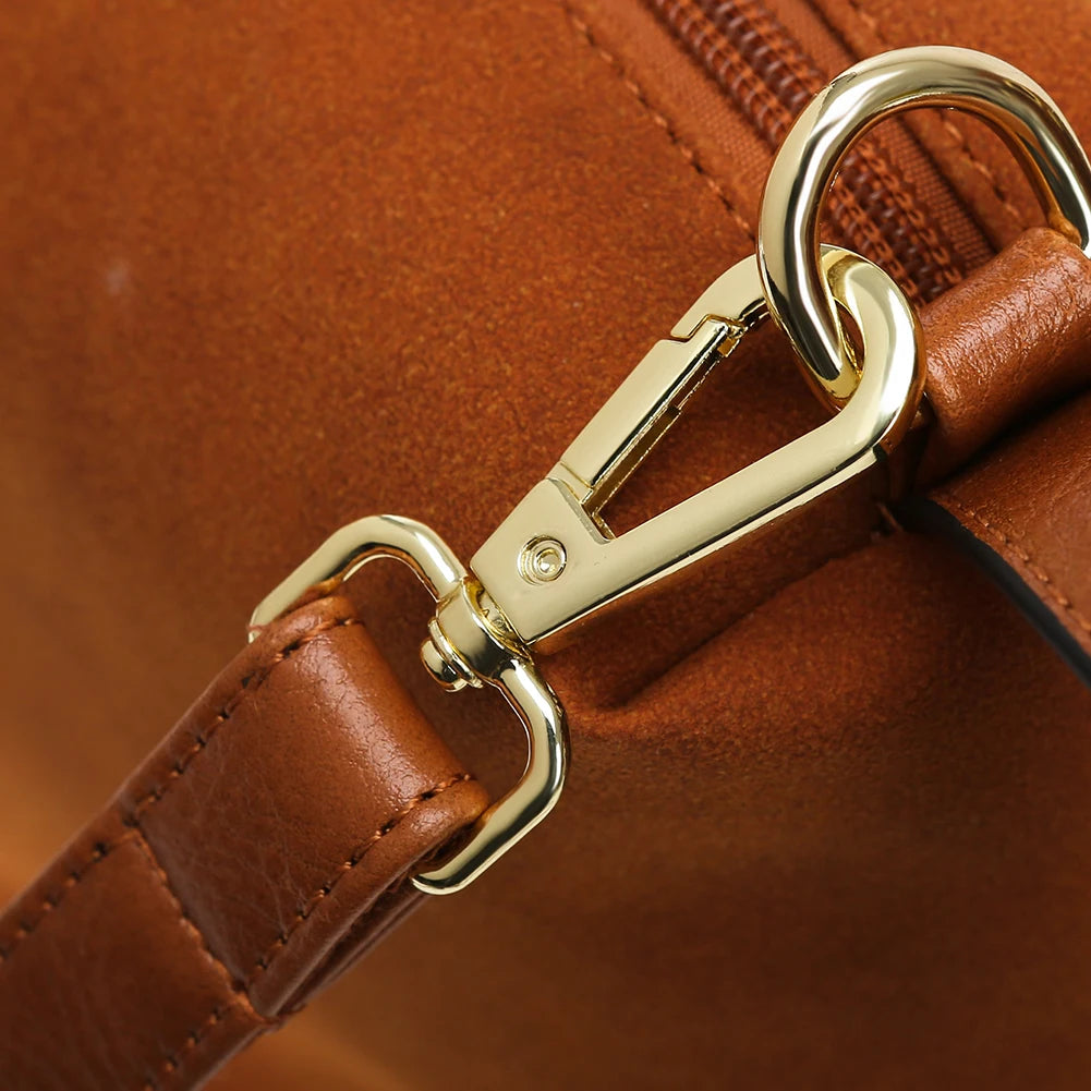 Duchess Carryall™ | Maternity-Friendly Topstitched Retro Tote