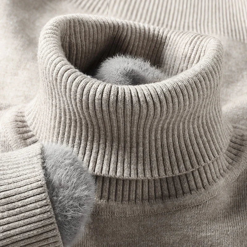 François Saville™ | Merino Wool Turtleneck